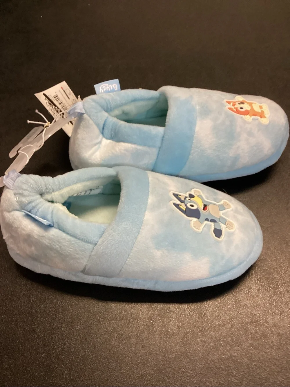 Toddler Bluey Cloud Slippers - Blue - sz XL 11/12 - new